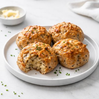 Image of Cheddar and Onion Rye Rolls