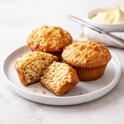 Image of Cheddar Applesauce Muffins