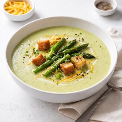 Image of Cheddar Asparagus Soup