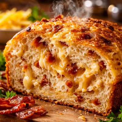 Image of Cheddar Bacon Bread Bread Machine
