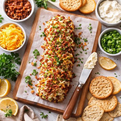 Image of Cheddar Bacon Log