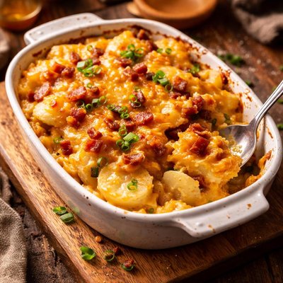 Image of Cheddar Bacon Potato Bake