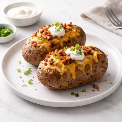 Image of Cheddar Baked Potatoes