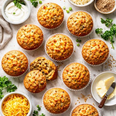 Image of Cheddar Bran Muffins