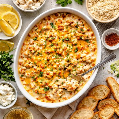 Image of Cheddar Cheese Crab Bake