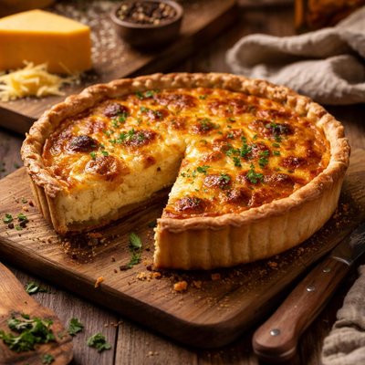 Image of Cheddar Cheese Quiche
