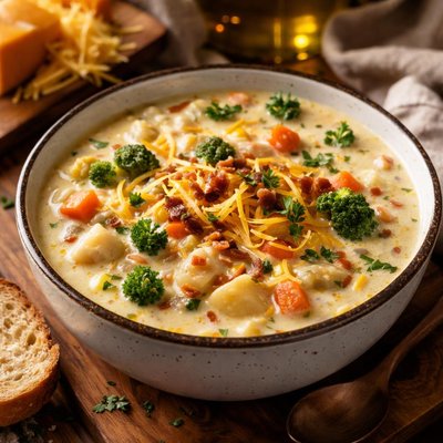 Image of Cheddar Cheese Vegetable Chowder