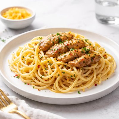 Image of Cheddar Chicken Spaghetti