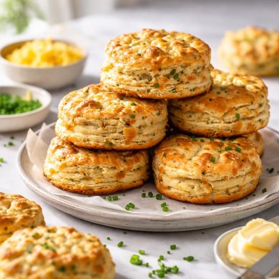 Image of Cheddar Chive Biscuits