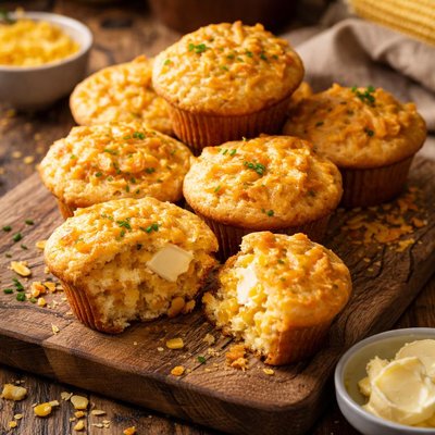 Image of Cheddar Corn Muffins