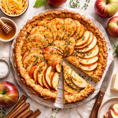 Image of Cheddar Crust Apple Tart