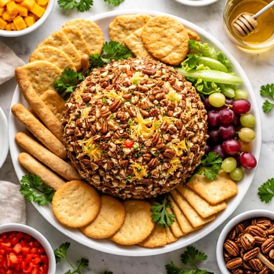 Image of Cheddar Pecan Cheese Ball