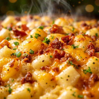 Image of Cheddar Potato Casserole Bake