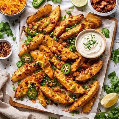 Image of Cheddar Potato Wedges