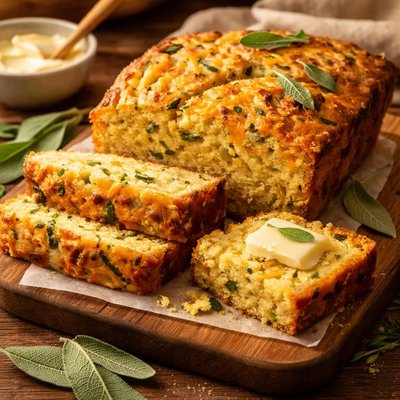 Image of Cheddar Sage Cornbread