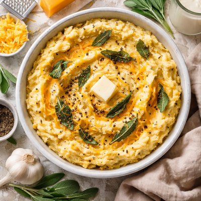 Image of Cheddar Sage Golden Mashed Potatoes