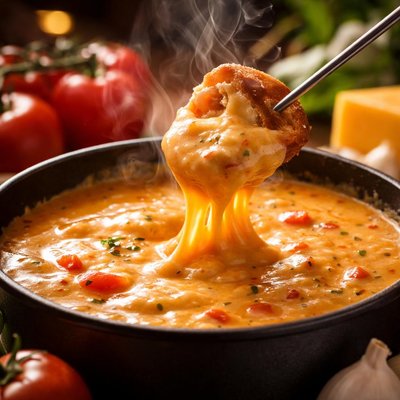 Image of Cheddar Tomato Fondue