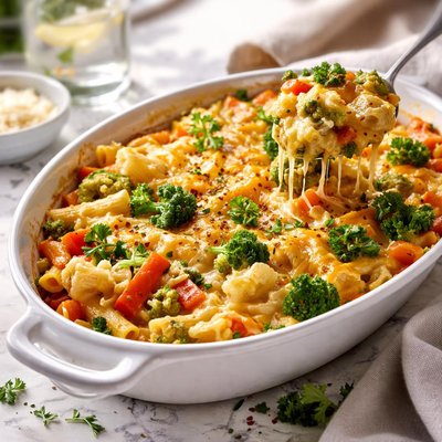 Image of Cheddar Vegetable Bake Ragu