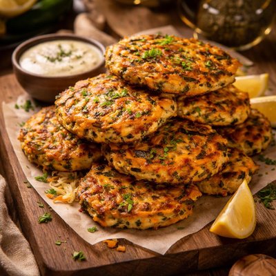 Image of Cheddar Zucchini Fritters