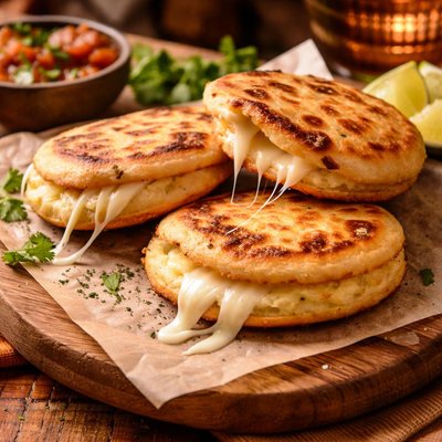 Image of Cheese-Filled Arepas