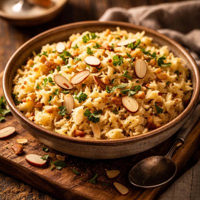 Image of Cheese Almond Rice