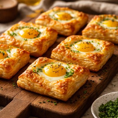 Image of Cheese and Egg Puffs