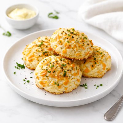 Image of Cheese and Garlic Drop Biscuits