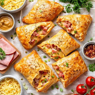 Image of Cheese and Ham Pockets