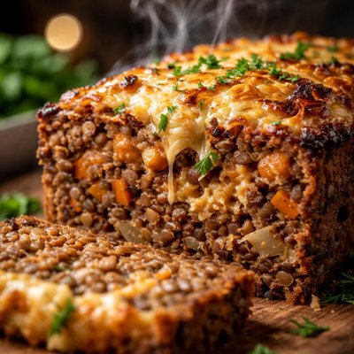 Image of Cheese and Lentil Loaf