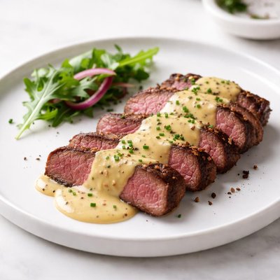 Image of Cheese and Mustard Steak Sauce