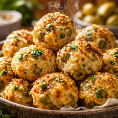 Image of Cheese and Olive Balls