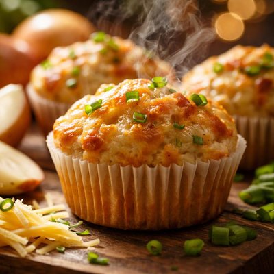 Image of Cheese and Onion Muffins