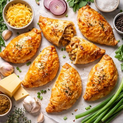Image of Cheese and Onion Pasties