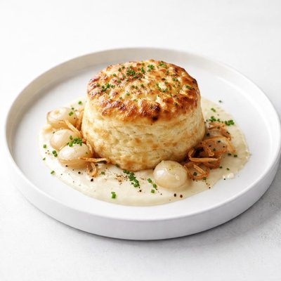 Image of Cheese and Onion Pudding