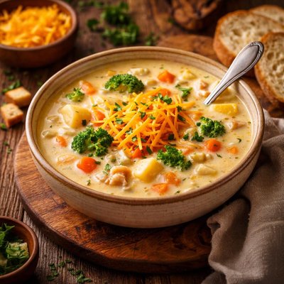 Image of Cheese and Vegetable Chowder