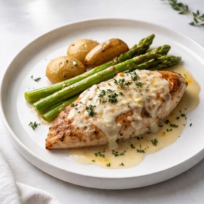 Image of Cheese and Wine Chicken