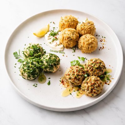Image of Cheese Balls Three Ways