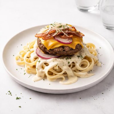 Image of Cheese Burger Alfredo
