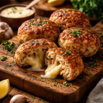 Image of Cheese Chicken Rissoles