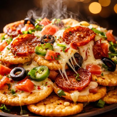 Image of Cheese Cracker Pizza Nachos