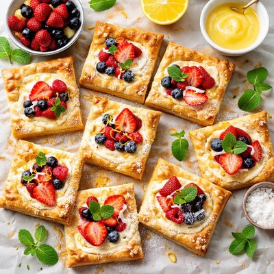 Image of Cheese Danish Pie Crust Squares