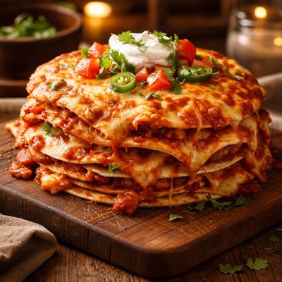 Image of Cheese Enchilada Stack