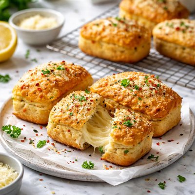 Image of Cheese Filled Parmesan Biscuit Loaves P