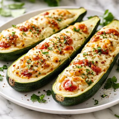 Image of Cheese Filled Zucchini