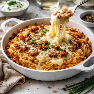 Image of Cheese Fondue Hash Browns