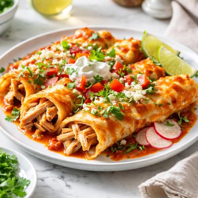 Image of Cheese N Chicken Enchiladas