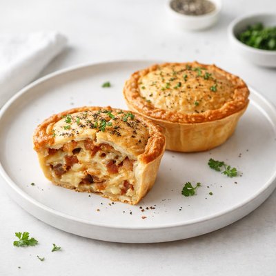 Image of Cheese Onion Bacon Pies