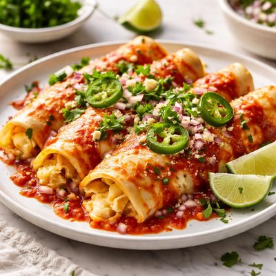 Image of Cheese Onion Enchiladas