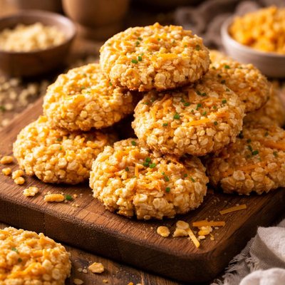 Image of Cheese Rice Krispie Rounds