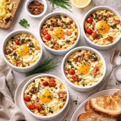 Image of Cheese Souffl Omelette Coddled Eggs